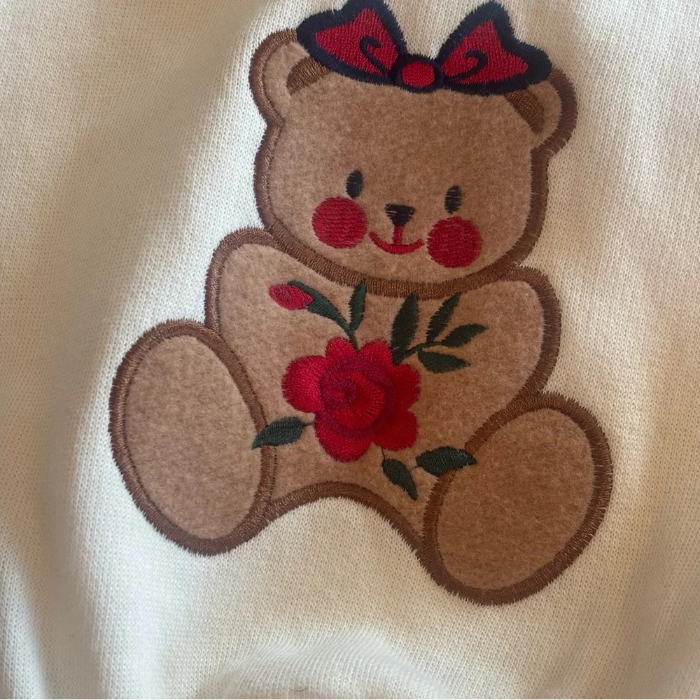 ZO‎ CUTE Infant Baby Girl Christmas Teddy Bear Two Piece Outfit Size 6-9M NWT